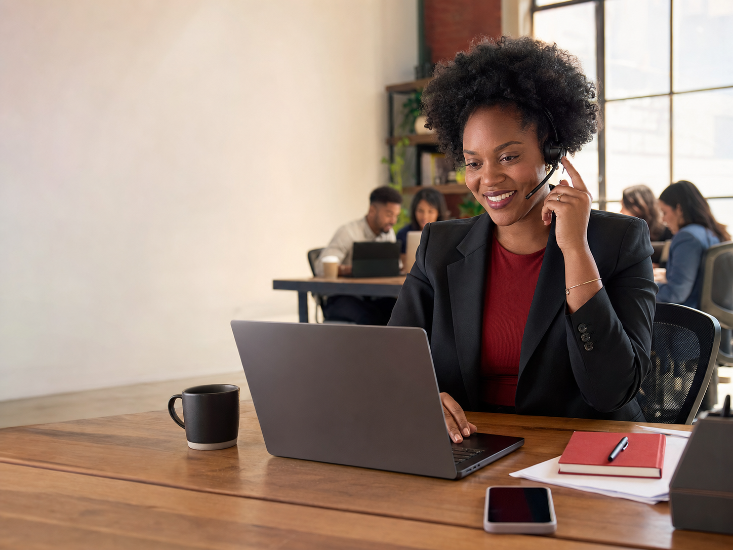 Business owner using SiloGateway communications