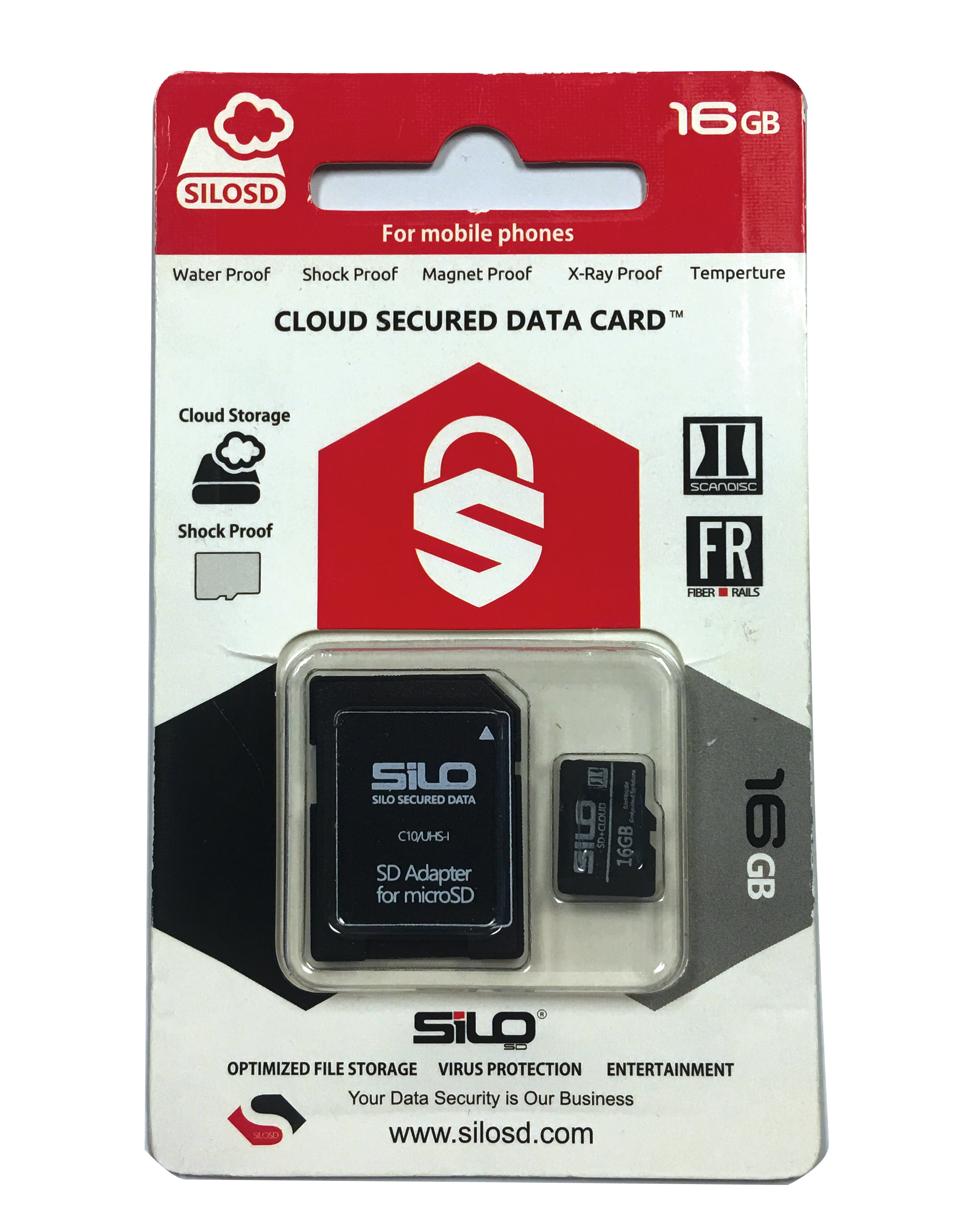 Silo SD 16GB secured data card