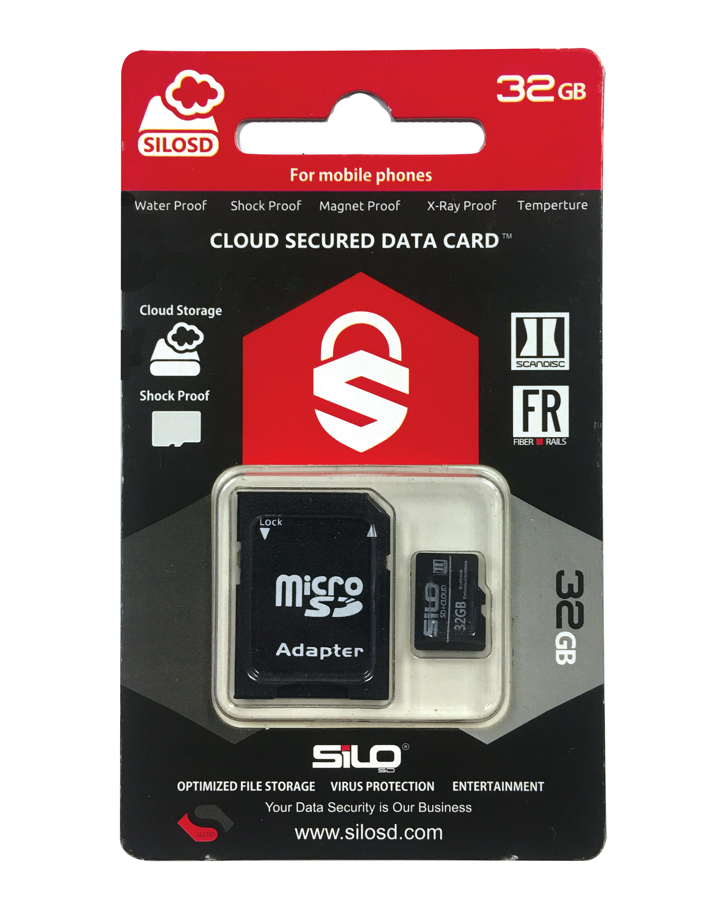 Silo SD 32GB secured data card